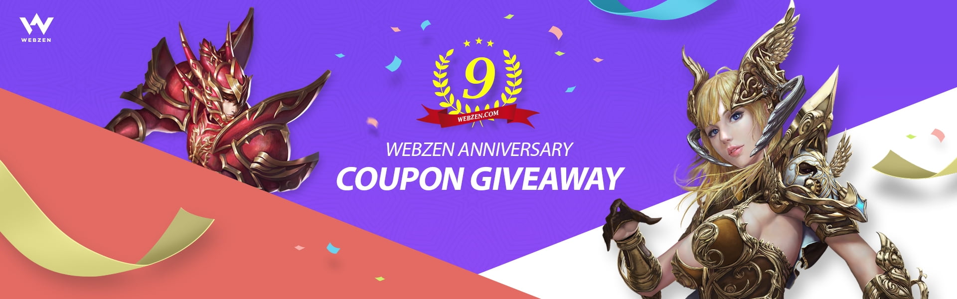 Webzen.com's 9th Anniversary Coupon Giveaway 14