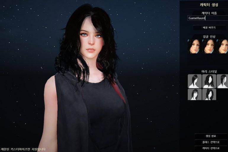 Black Desert Character Creation