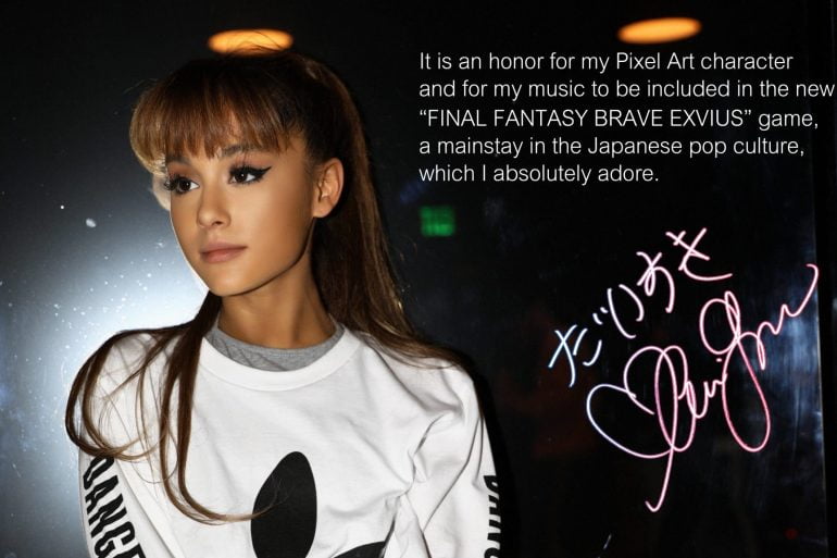 Ariana Grande Joins the Cast of FINAL FANTASY BRAVE EXVIUS 25