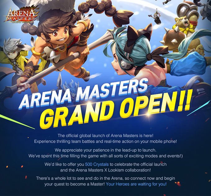 Nexon Korea Launches Competitive Mobile Strategy Game - Arena Masters 26