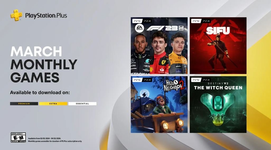 March 2024 PlayStation Plus Monthly Game Offerings — Gaming Galore 25