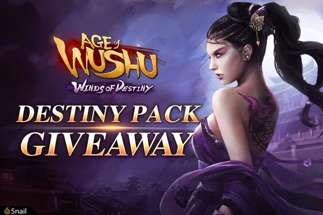 Age of Wushu Destiny Pack Giveaway 25