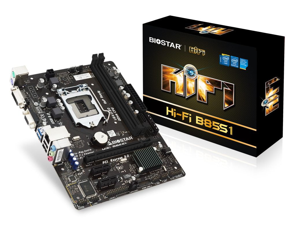 BIOSTAR releases the Hi-Fi B85S1 Motherboard 14