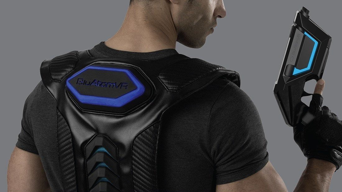BluAtom Debuts World's 1st Immersive Wireless VR Vest & Gun Controller 9