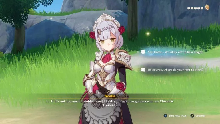 Genshin Impact: Hangout Event – Chivalric Training (Noelle) All Endings Guide