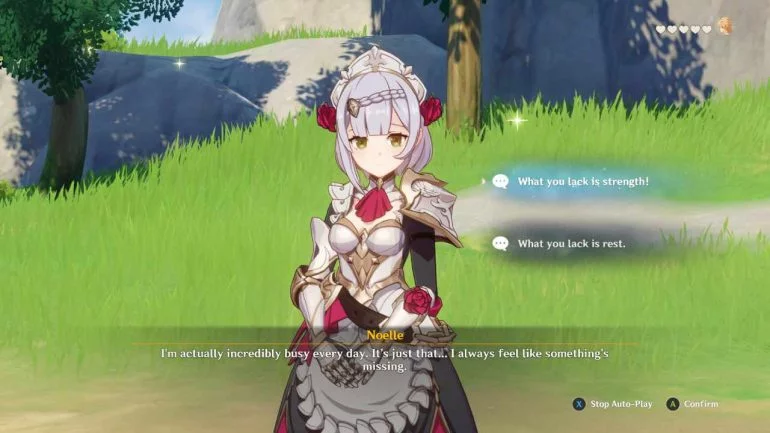 Genshin Impact: Hangout Event – Chivalric Training (Noelle) All Endings Guide