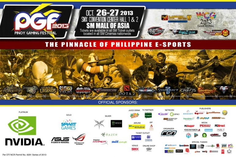 Pinoy Gaming Festival 2013: The Pinnacle of Philippines E-Sports