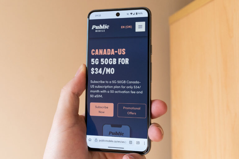 Public Mobile Revives Canada-U.S. Plans Until May 20 48